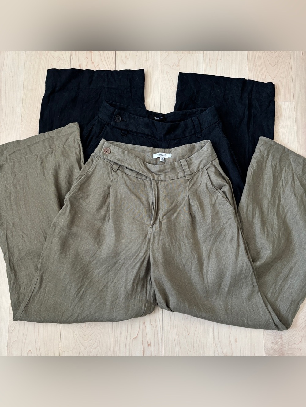 Madewell Harlow Wide Leg Pant bundle size 0P